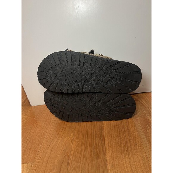 Jin Duo Sandals Womens Size 10 Brown Floral Buckle Slide Platform Shoes - Picture 6 of 10